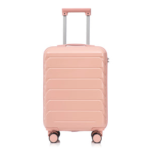 2-Piece ABS Spinner Wheel Luggage Set with Combination Lock