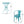 Lourdes 3 Piece Metal Outdoor Set - Teal