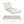 Acacia Wood Chaise Lounge with Cushion - Teak Finish