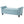 Light Blue Tufted Storage Bench