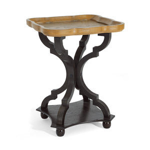 End Table (Natural + Black)