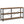 Console Table With 3 Tier Storage Shelves Finish, Slim Narrow Design For Living Entryway - Brown / Black