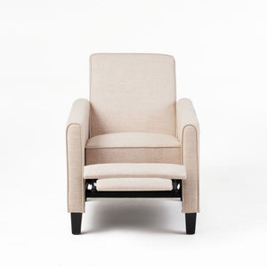 Upholstered Push Back Recliner Chair For Living Room