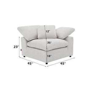 Naveen Modular Sectional With Ottoman