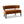 Jared Roll Arm Tufted Bench Settee, Burnt