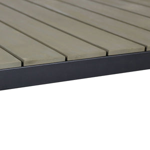 Ernesto Outdoor Industrial Acacia Wood Bar Table