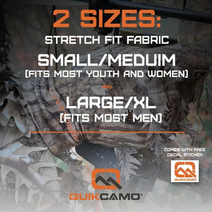 Leafy Camo Gloves in Mossy Oak and Realtree - Fingerless or Touchscreen Tips