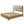 Contemporary Storage Platform Bed With Ultra Plush Headboard
