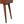 Avora Chestnut Nightstand with 1-Drawer, Nordic Legs