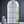 34x65.5' Arched Full-Length Mirror with Black and Gold Windowpane Design