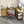 Industrial L Shaped Desk With Power Hub With 6 Drawers And Adjustable Monitor Stands - Brown