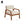 4-Pieces Outdoor Sofa Set with Cushions - Teak