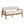 2-Pieces Outdoor Sofa Set with Cushions Teak Acacia Wood