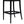 Arlin Upholstered Stool with Curved Back and Footrest - Set of 2