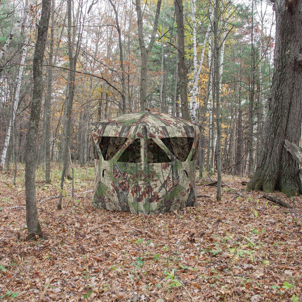 Barronett Blinds Backwoods Camo Lightweight Pop Up Hunting Ground Blind (3 Pack)