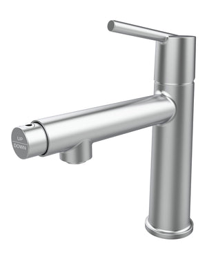 Chrome Single Handle Bathroom Faucet for 1 or 3 Holes