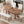TOPMAX Farmhouse 76inch 6-Piece Extendable Dining Table Set