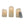 Flickering LED Candles With Remote Timer (Set of 3) - Ivory