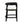 Modern Rubberwood Counter Stool Set With Upholstered Seats