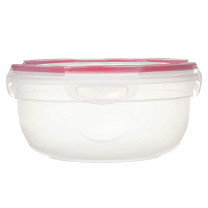 Sterilite Rocket Red Seal 2.5 Qt Plastic Food Storage Bowl Container with Lid