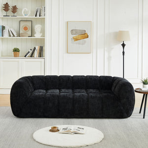Modern Sofa With Piano Key Backrest