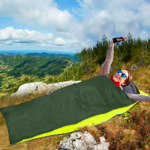 Camping Sleeping Bags for Adults Teens Moisture-Proof Hiking Sleep Bag with Carry Bag 32-50℉ for Spring Autumn Winter Seasons