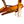 Foldable Solid Wood Adirondack Chair in Oak Finish