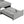 4 in 1 Multi-Function Single Sofa Bed with Storage Pockets Gray
