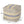 Western - Handcrafted Fabric Pouf, Durable - Natural / Blue