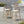 Outdoor Bar Height Metal Frame Counter Stools with Scallop-Shaped Backrest & Water-Resistant Cushions