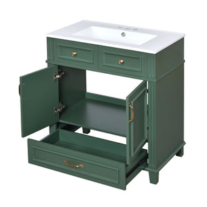 Bathroom Vanity With Sink And Storage Cabinet