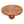 Solid Wood Central Ball Table, Chestnut