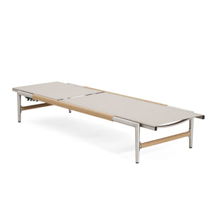 Hargrove Outdoor Aluminum Chaise Lounge with Mesh Seat