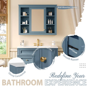 36'' Bathroom Vanity with Medicine Cabinet