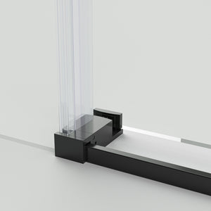 56-60"W x 76"H Frameless Sliding Shower Door with Premium Tempered Glass