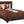 Bed, Upholstered, Transitional