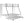 Bunk Bed With Steel Frame And Trundle, 2 Side Ladders