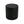 Contemporary Outdoor Lightweight Concrete MGO Side/End Table with Black Marble Finish