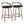 Grotto - Mid Century Modern Fixed Height Counter Stool With Swivel With Round Footrest (Set of 2)