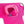 Ostrich Chaise Lounge Folding Sunbathing Poolside and Beach Chair, Pink & Blue
