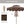 Outsunny 9' Patio Umbrella with Push Button Tilt and Crank