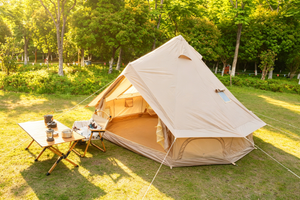 Oxford Bell Tent for Family Camping - Spacious 13.1ft Yurt with Stove Jack