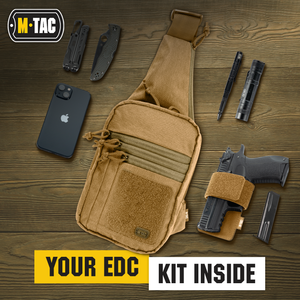 M-Tac Tactical Bag Shoulder Chest Pack with Sling & Loop Panel