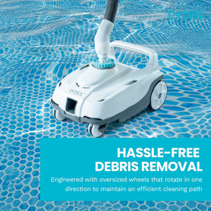 Intex ZX100 Automatic Pressure Side Swimming Pool Cleaner w/Hose & Converter