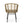Randy Modern Wicker Chair with Water Resistant Cushions - Brown / Beige