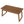 Executive Desk With Drawer, Workstation Table For Home Office - Walnut Brown