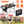 Foldable Camping Table Collapsible Picnic Aluminum Alloy Grill Stand BBQ Table with 66LBS Max Load Adjustable Height 2 Side Wing Trays Storage Net