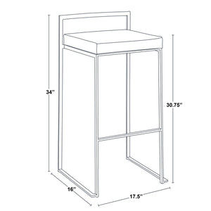 Fuji - Contemporary Stackable Design Barstool