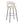 Jie - Fixed Height Contemporary Barstool With Swivel Round Footrest (Set of 2)