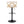 Gardenia - Contemporary Adjustable Barstool With Swivel With Rounded T Footrest (Set of 2)
